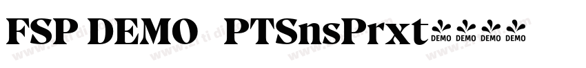 FSP DEMO   PTSnsPrxt字体转换